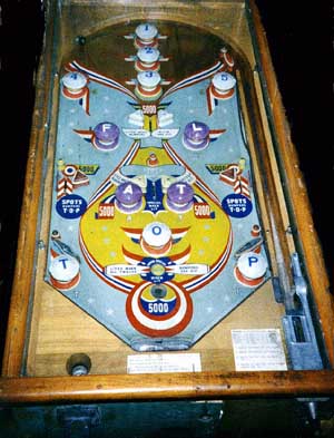 Photo of FLAT TOP playfield